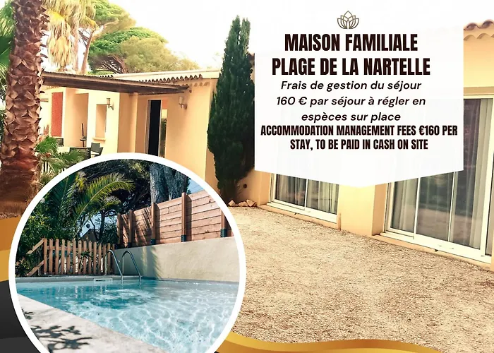 Maison Familiale Avec Piscine Privee A Pied Frais De Gestion Du Sejour 160e En Supplement A L'arrivee Family With Private Pool Within Walking Distance Management Fee 160e Payable Upon Arrival Prázdninový dům Sainte-Maxime